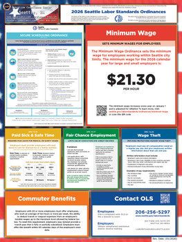 Seattle, Washington Complete City Supplemental Poster