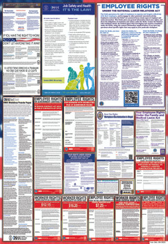  Complyright Federal (Bilingual), State and Healthcare  (English) Labor Law 1-Year Poster Service, Vermont (U1200cbohlthvt) :  Office Products