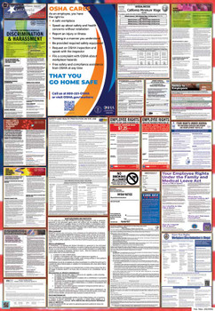 California Labor Law Posters State and Federal Combo