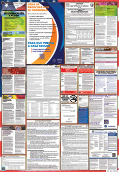 California Labor Law Posters State and Federal Combo