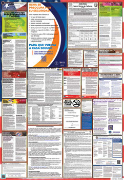 California Labor Law Posters State and Federal Combo