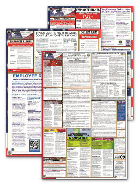 California, Federal, and Contractor Poster Set
