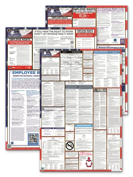 New York, Federal, and Contractor Poster Set
