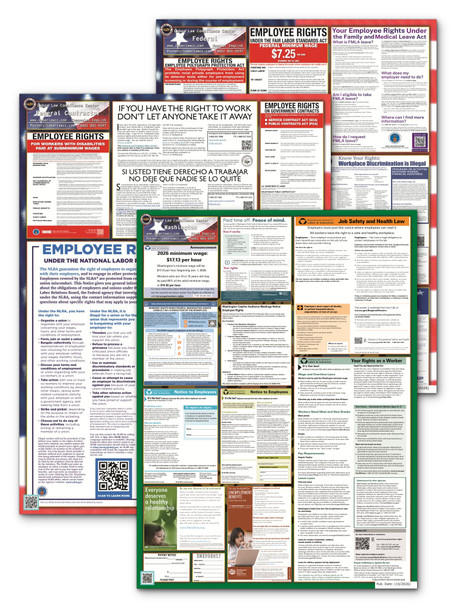 Washington, Federal, and Contractor Poster Set