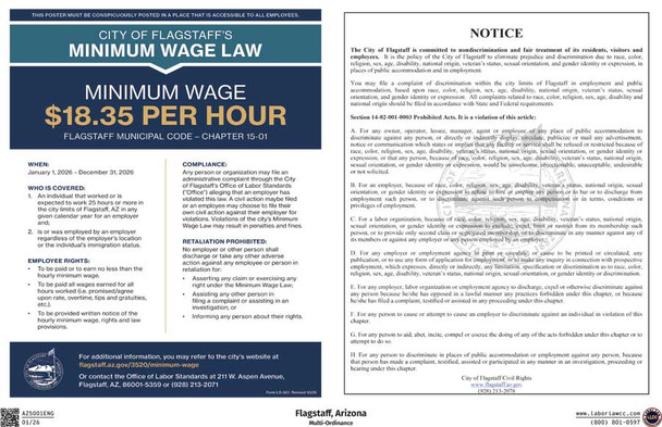 Flagstaff, Arizona Multi-Ordinance Supplemental Poster