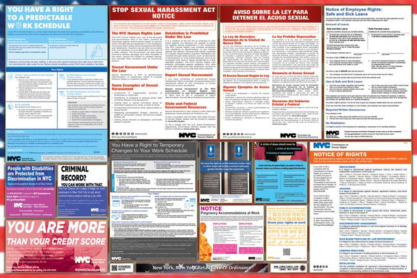 New York City, New York Retail Multi-Ordinance Poster New York City, New York Retail Multi-Ordinance Poster