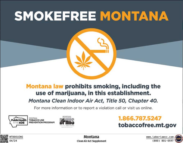 Montana Clean Air Act Supplemental Poster