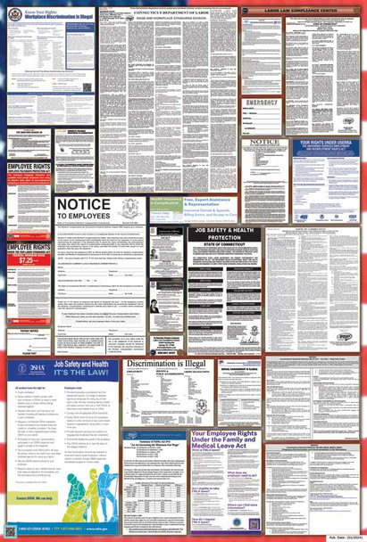 Connecticut Labor Law Posters State and Federal Combo