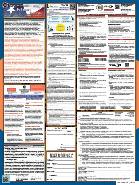 Delaware State Labor Law Posters