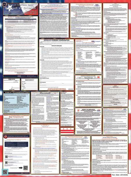 District of Columbia Labor Law Posters