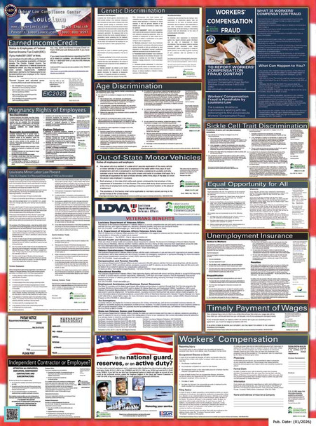Louisiana State Labor Law Posters