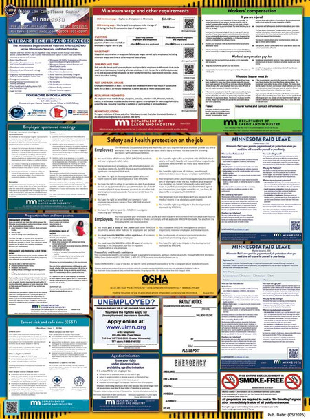 Minnesota State Labor Law Posters