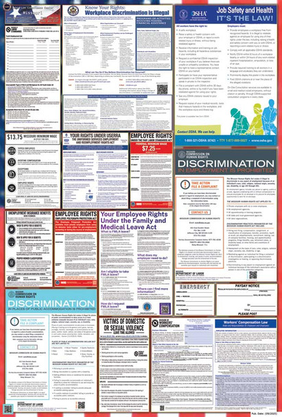 Missouri Labor Law Posters State and Federal Combo
