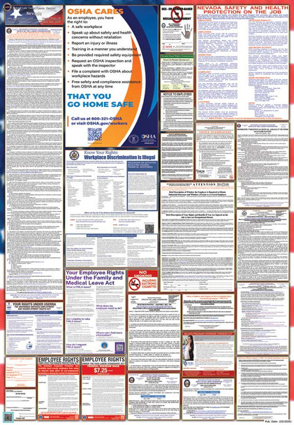 Nevada Labor Law Posters State and Federal Combo