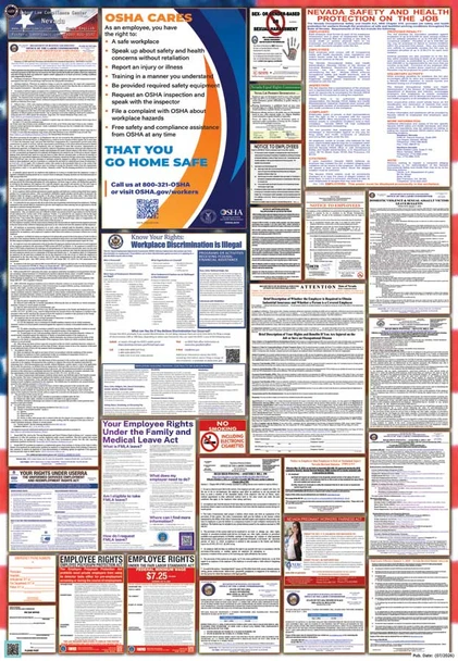 Nevada Labor Law Posters State and Federal Combo