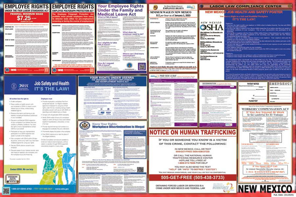 New Mexico Labor Law Posters State and Federal Combo
