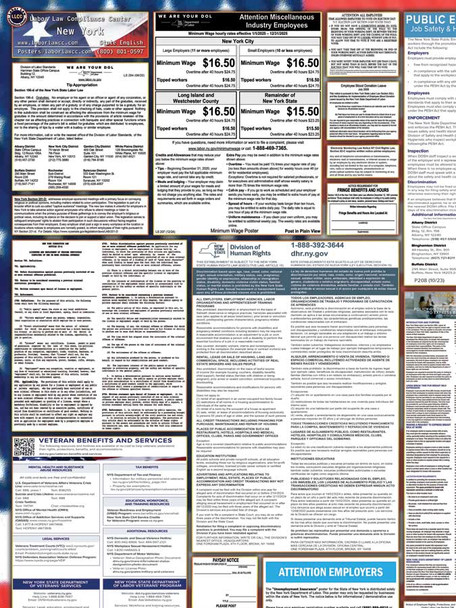 New York State Labor Law Posters New York State Labor Law Posters