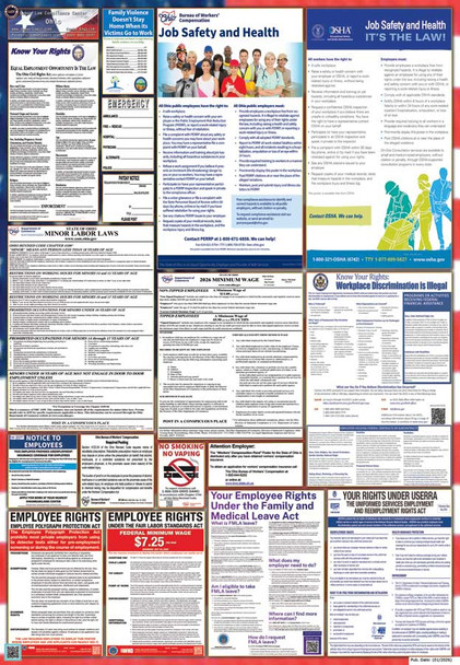Ohio Labor Law Posters State and Federal Combo