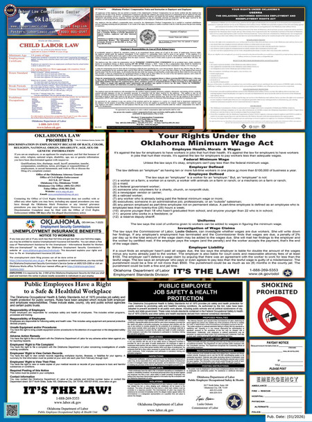 Oklahoma State Labor Law Posters