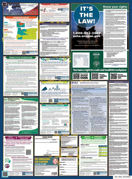 Oregon State Labor Law Posters