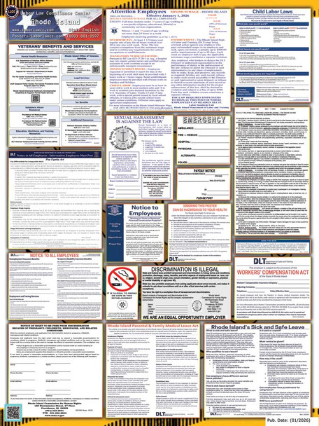 Rhode Island State Labor Law Posters