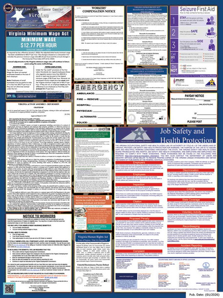 Virginia State Labor Law Posters