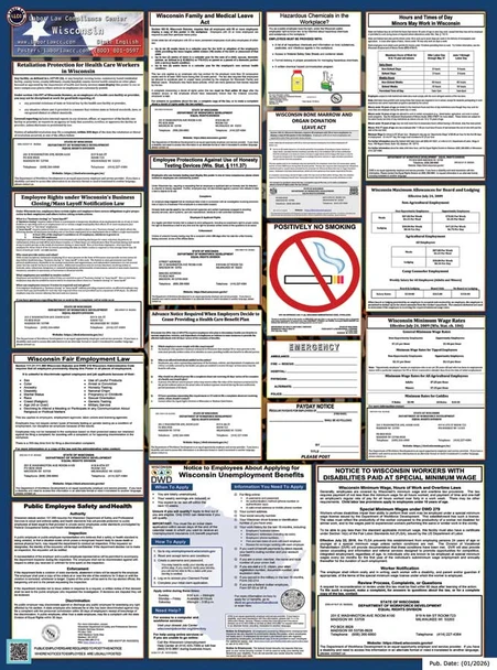 Wisconsin State Labor Law Posters