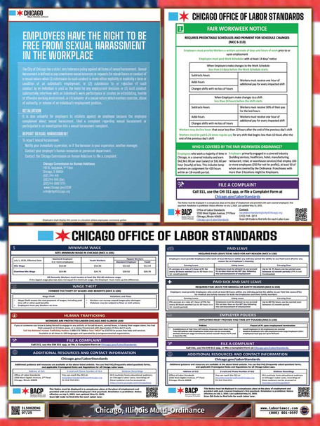 Chicago, Illinois Complete City Ordinance Supplement Poster Chicago, Illinois Complete City Ordinance Supplement Poster