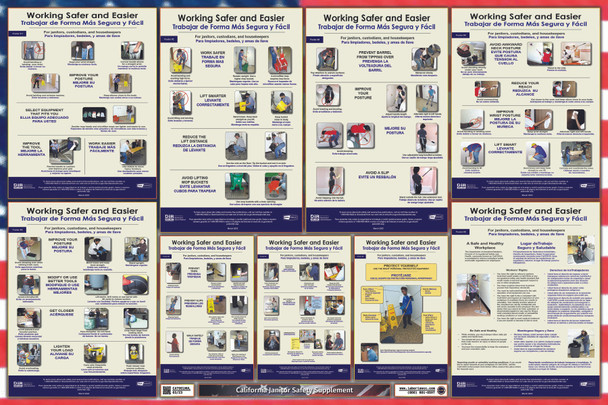 California Janitor Safety Supplemental Poster