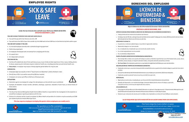 San Antonio, Texas Sick and Safe Leave Ordinance