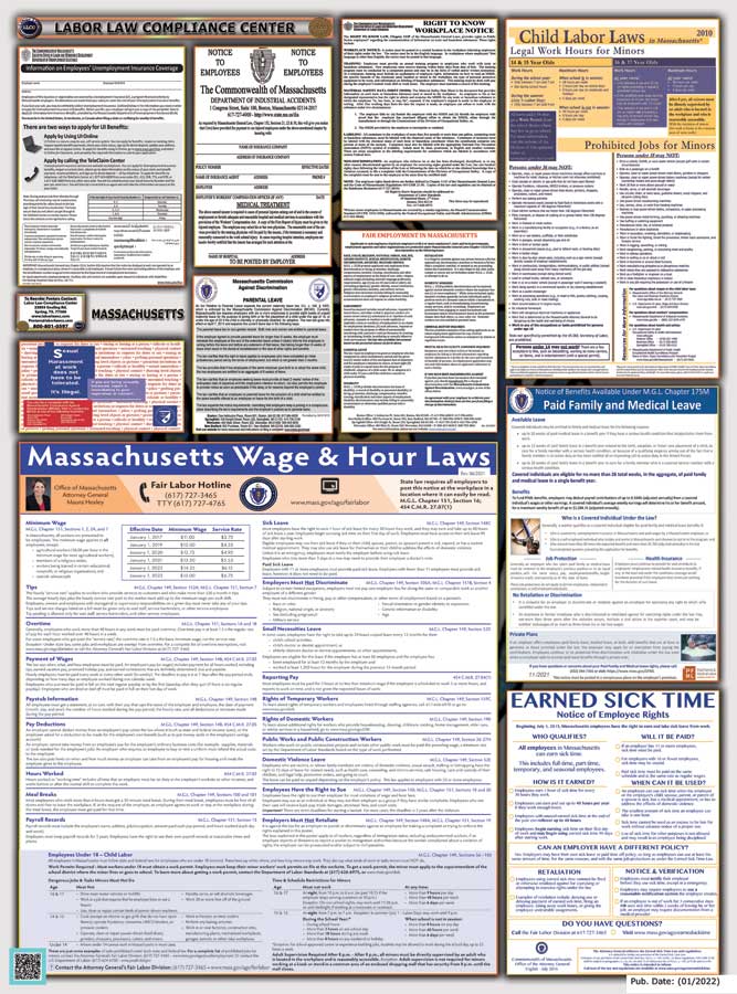 EverythingInOne Massachusetts Labor Law Posters