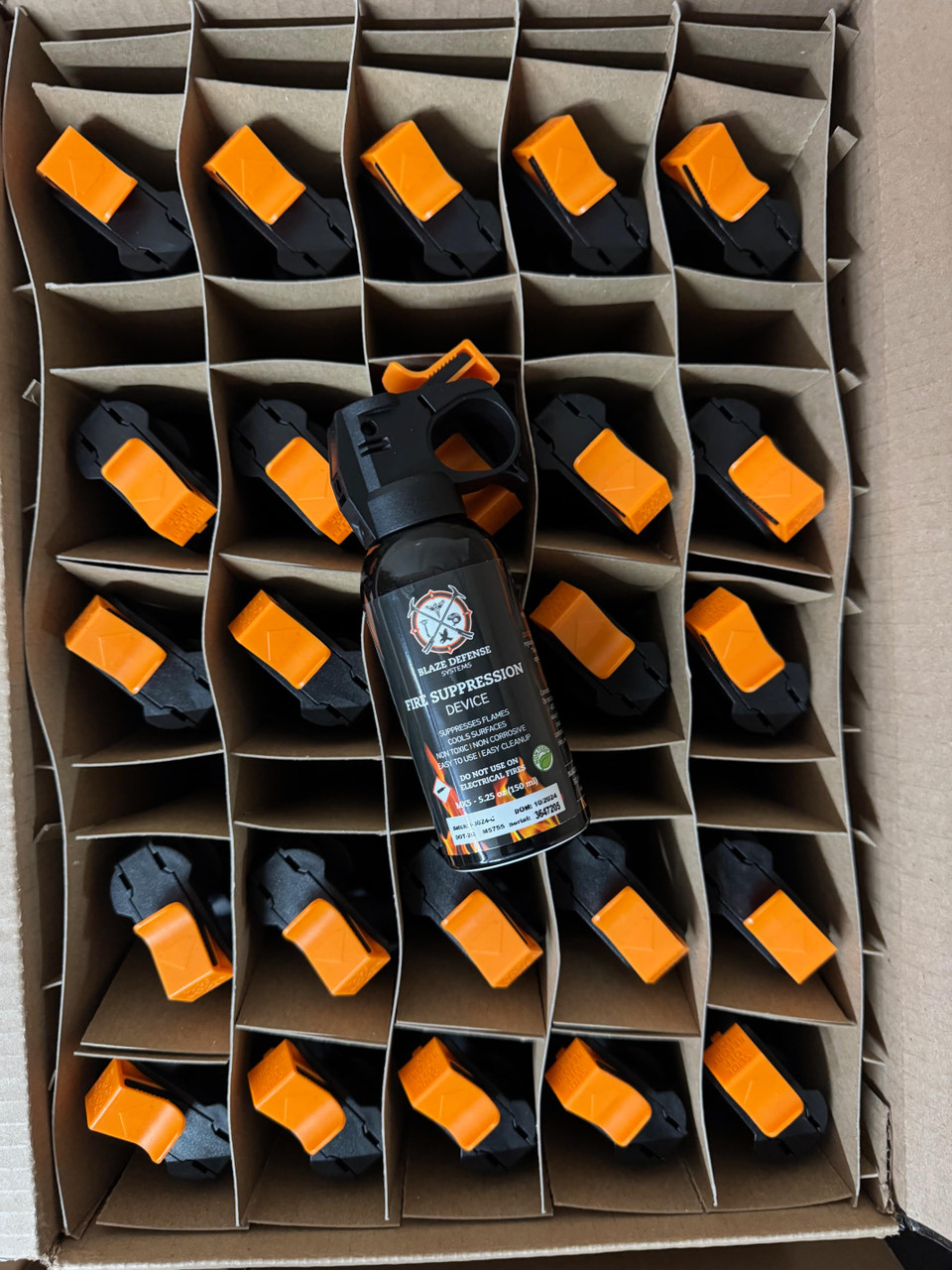 BDS40 Fire Suppression Aerosol MK5 Finger Loop | Blaze Defense Systems
