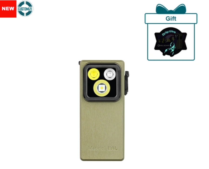 OLIGHT Oclip Ultra Clip-On EDC Light with Flood