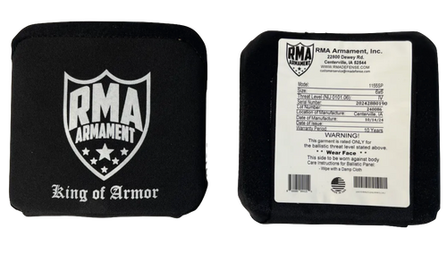 RMA Armament Level IV 6"x 6" Side Plates, Set of 2 - angled product view