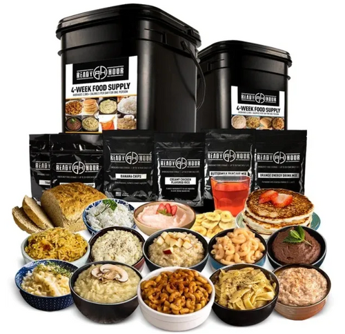 Emergency Food Supply 4 Week Kit - angled product view