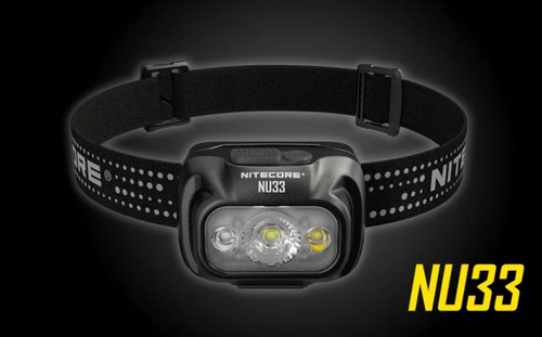 NITECORE NU33 700 Lumen LED Rechargeable Headlamp w/ White and Red Beams - main product image