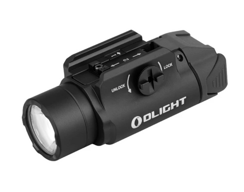 OLIGHT PL-3R Valkyrie Rechargeable Rail Mounted Tactical Light - detail view
