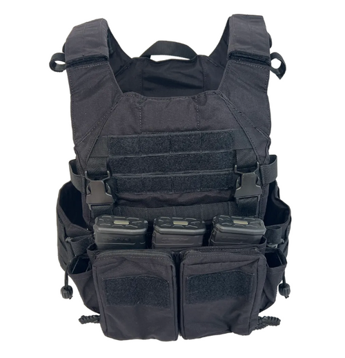 HRT HRAC with Quick Release Cummerbund and Maximus Placard - close-up detail