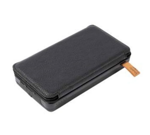 Folding Solar Panel With Power Bank - side profile view