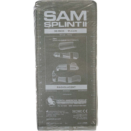 SAM Splint II - angled product view