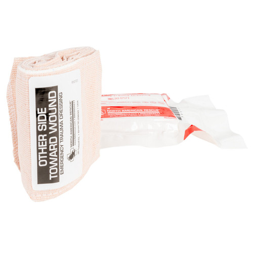 Flat Responder Emergency Trauma Dressing - angled product view