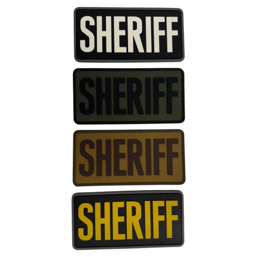 SHERIFF PVC Identification Panel | Body Armor | Blaze Defense Systems