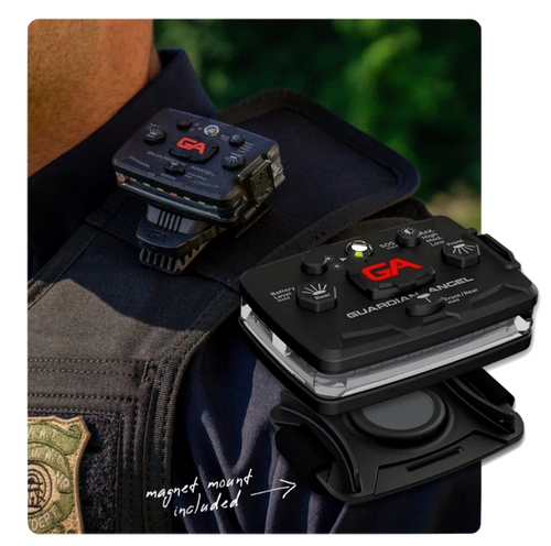 Elite Law Enforcement Wearable Safety Light - angled product view