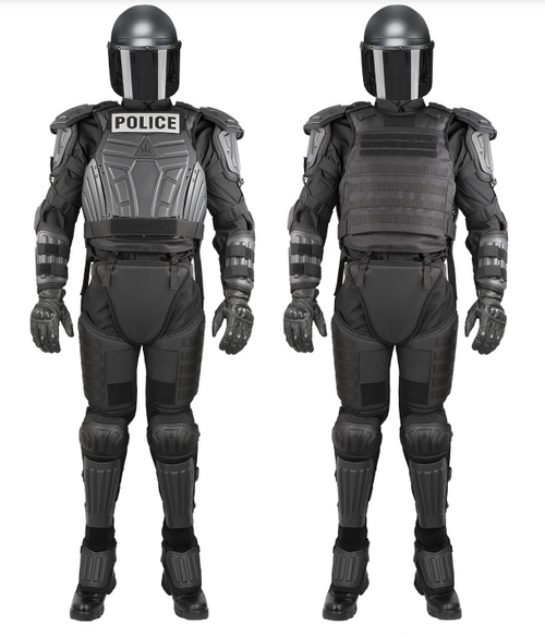 PX6 FR Riot Gear Protective Suit - close-up detail