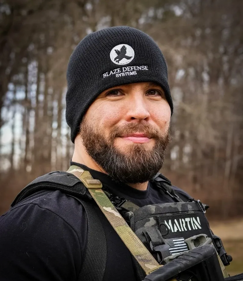 Blaze Defense Systems Beanie - rear view