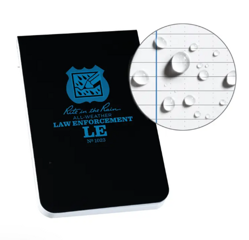 Law Enforcement Notebook (3x5) - detail view