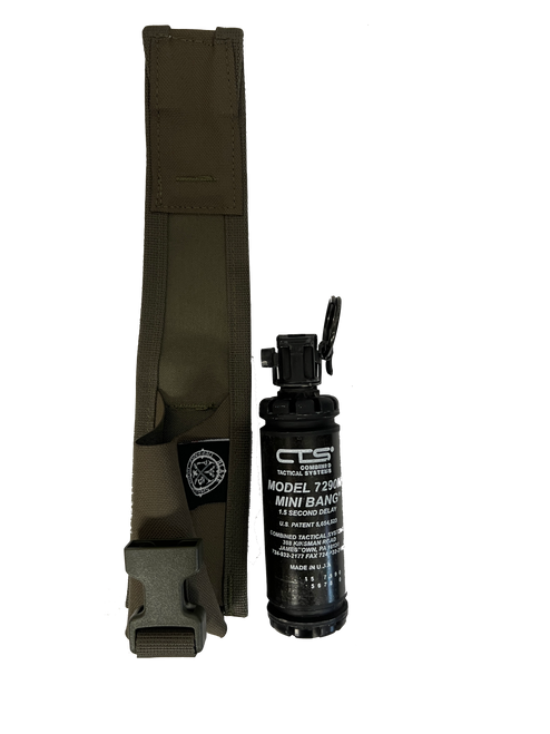 BDS CTS Mini Flash Bang Pouch (Single or Double) - field or mounted view