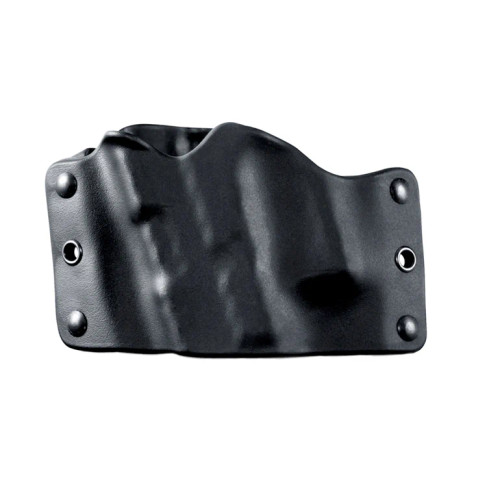 OWB Compact Black Holster LH - side profile view