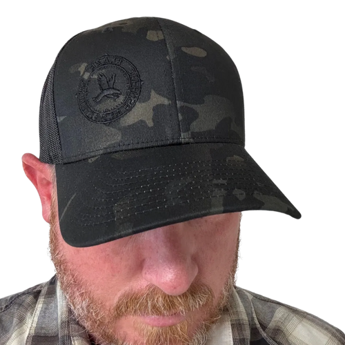 BDS Black Multicam Hat - detail view