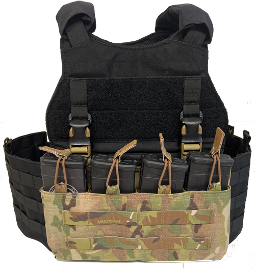 Quad M4 Swiftclip Placard - Multicam